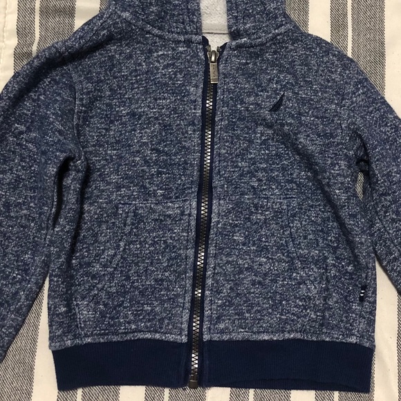 Nautica Blue hoodie sweater Size 2T - Picture 2 of 4